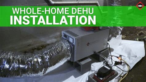 Aprilaire 1850 Whole-Home Dehumidifier Installation to Music - BestDehumidifierChoice.com