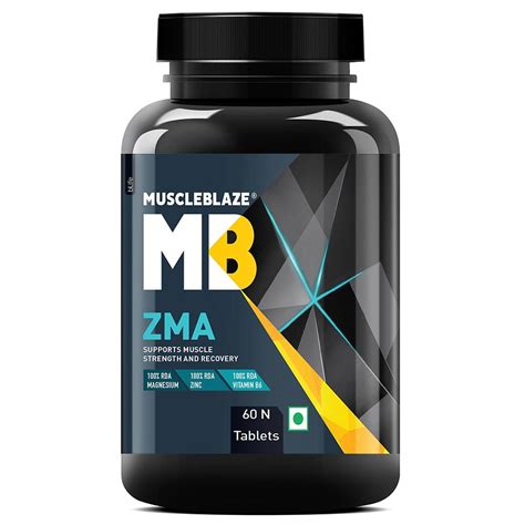 ZMA with 100% RDA of Zinc, Magnesium & Vitamin B6 at Best Price in India | Healthkart.com