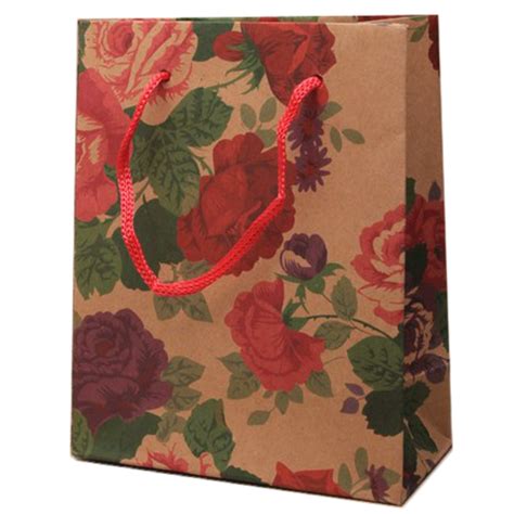 Present Gift Bags - Floral - Packaging Products Online