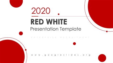Red White Presentation Template · 3D Graphics, Business & Finance, Education, Technology ...
