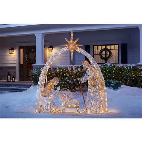 Yard Decoration - Outdoor Nativity Sets - Outdoor Christmas Decorations - The Home Depot