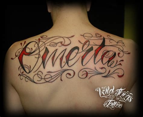 Omerta Lettering by WildThingsTattoo on DeviantArt