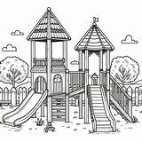 31 Página Para Colorir Playground Linda Grátis 2025 sketch template
