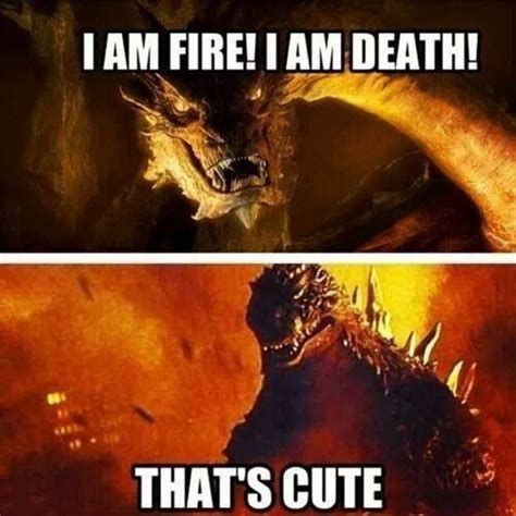 Smaug vs. Godzilla | Godzilla | Know Your Meme