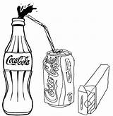 Coca Cola Logos For Coloring sketch template