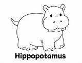 Hippo Template free printable – Artofit sketch template