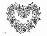 Printable Coloring Pages Of Roses Unleash Your Creativity With These  sketch template