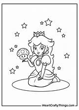 Super Mario Coloring Pages Cartoon Cute  sketch template