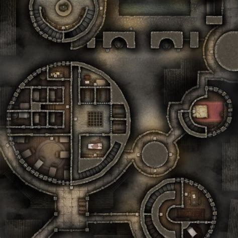 Free Castle, Manor and Keep TTRPG Battlemaps • Seafoot Games