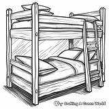 Bed Coloring Pages  Free & Printable sketch template