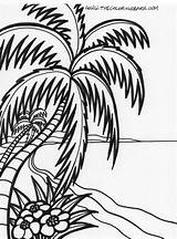 Tropical Coloring Pages To Print sketch template