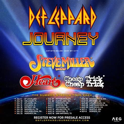 Def Leppard Tour 2024 Tickets - Dedie Eulalie