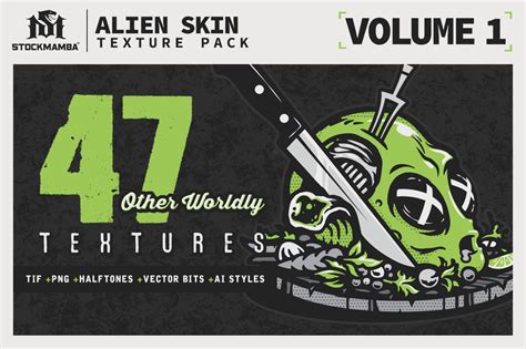 Alien Skin Texture Pack - Design Cuts