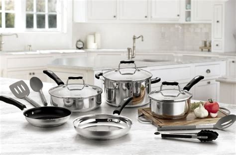 Stainless Steel Cookware Set (12Pc.) by Cuisinart $69.99