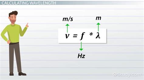 Wavelength Formula & Calculation | How to Find Wavelength - Lesson | Study.com