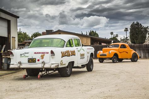 1955, Chevrolet, Bel, Air, Sedan, Two, Door, Gasser, Drag, Dragster, Race, Racing, Usa ...