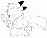 Detective Pikachu Printable coloring Page  Download Print Or Color sketch template