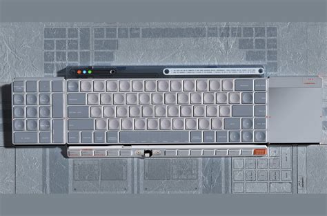 This retro-futuristic keyboard concept has a modular trick up its sleeve Robot, Numeric Keypad ...