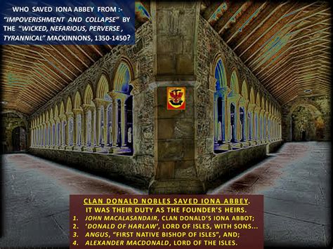 1.] CATHEDRAL OF THE ISLES RAISED BY LORDS OF ISLES - IONA ABBEY & CLAN DONALD