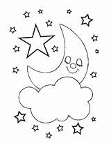 Moon Coloring Pages Free Printable PDF sketch template