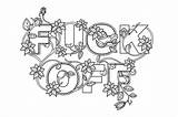 Swear Word Coloring Pages Free Printable sketch template