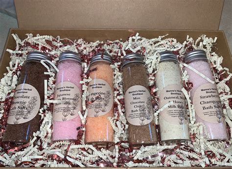 Bath Salt Gift Set Variety Pack of scents | Etsy