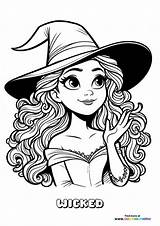 Wicked  Coloring Pages For Kids sketch template