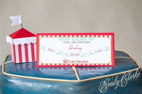 Cotillion Carnival Invitation | Emily Clarke Events #carnival #custom # ...