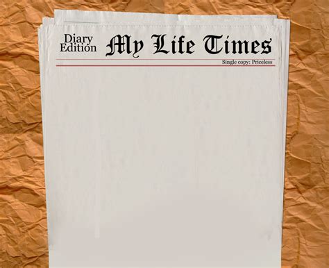 Blank Newspaper Template For Word