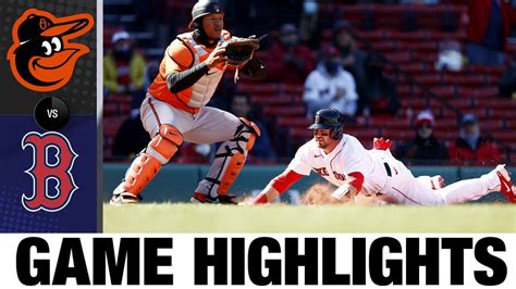 Orioles vs. Red Sox Game Highlights (4/3/21) | MLB Highlights - YouTube