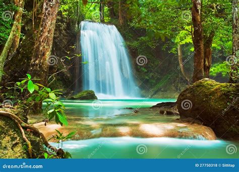 Blue Stream Waterfall Royalty Free Stock Photos - Image: 27750318