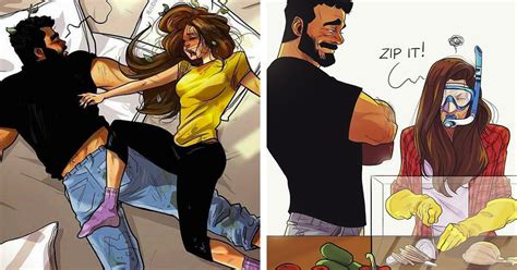 Funny Relationship Comics Turn Small Moments into Epic Scenes