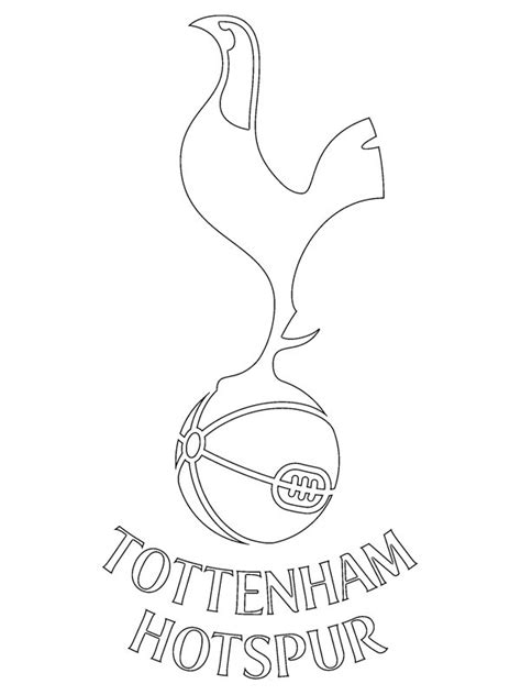 Tottenham Hotspur Fc Coloring Page Funny Coloring Pages | My XXX Hot Girl