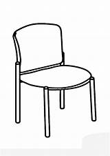 Coloring Pages  Free Printable Chair sketch template