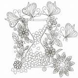 Hourglass Adult Coloring Pages sketch template