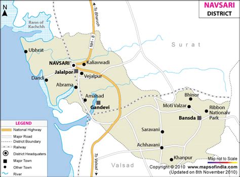 Navsari District Map