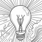 Light Bulb Coloring Page 56342 45383 sketch template