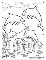 100  Dolphin coloring Pages Free PDF To Print Woo Coloring sketch template