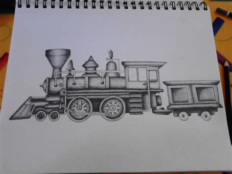 Locomotive train pencil sketch | Train drawing, Pencil drawings, Pencil sketch