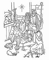 The Birth Of Jesus Christ Coloring Pages sketch template