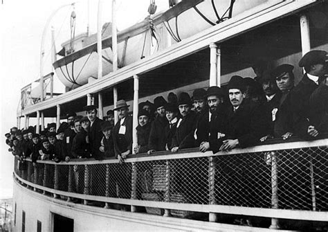 Immigrants Arriving at Ellis Island