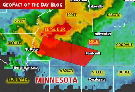 GeoFact of the Day: 9/2/2019 Minnesota Tornado Warning 3