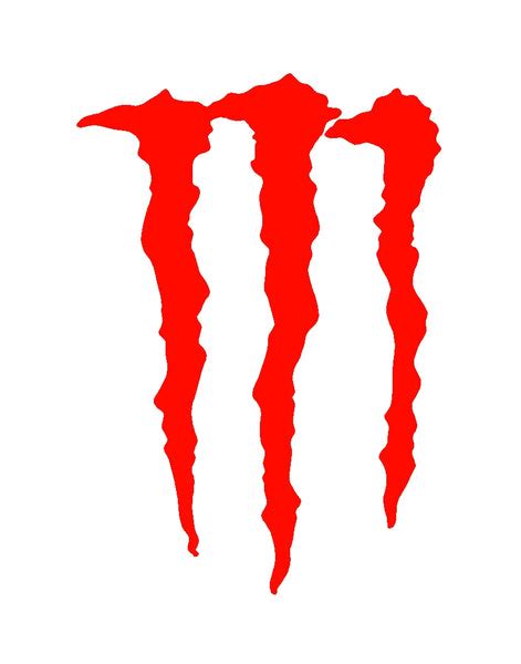 Monster Energy Vinyl Decal Claws Logo Sticker – Kandy Vinyl Shop