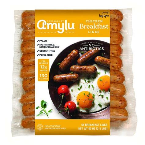 Amylu Breakfast Links, Chicken (54 each) Delivery or Pickup Near Me ...