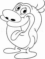 Ren And Stimpy Coloring Pages  Coloring Home sketch template