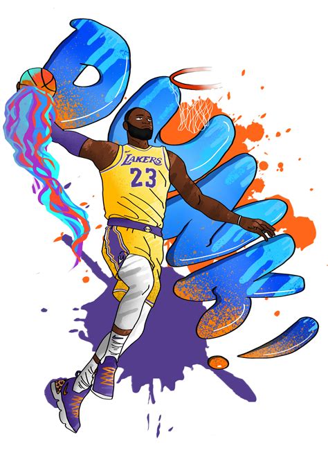 ArtStation - LeBron James Graffiti