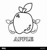 apple fruit coloring Page Healthy Food For Children On  sketch template