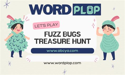 Play Fuzz Bugs Treasure Hunt Game Free | WordPlop