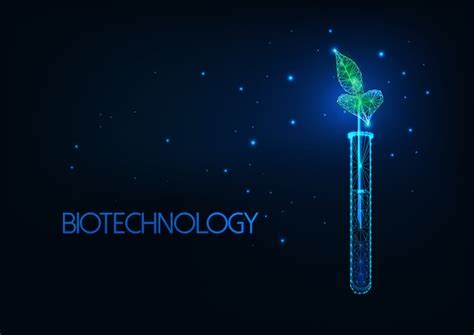 Premium Vector | Futuristic biotechnology background