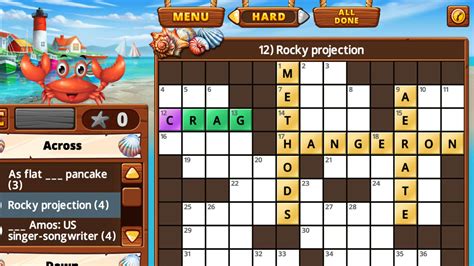 Crossword Cove HD | Free Online Crossword Game | Pogo